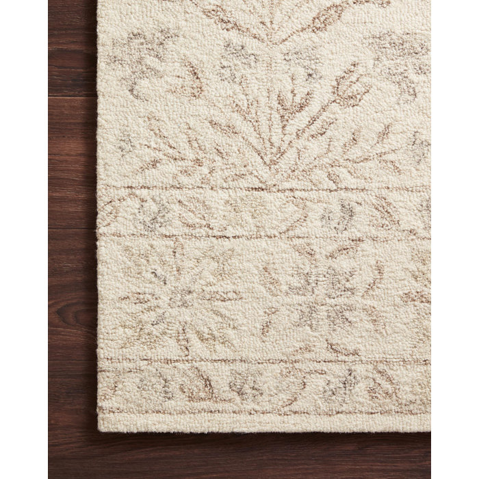 Aden Handmade Wool Ivory/Neutral Rug & Reviews Birch Lane